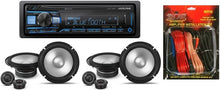 Load image into Gallery viewer, Alpine UTE-73BT In-Dash Digital Media Receiver Bluetooth &amp; 2 Pair S2-S65C 6.5" Component Speakers &amp; KIT10 Installation AMP Kit