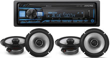 Load image into Gallery viewer, Alpine UTE-73BT In-Dash Digital Media Receiver Bluetooth &amp; 2 Pair S2-S65 6.5" 480 Watts Coaxial Car Speakers