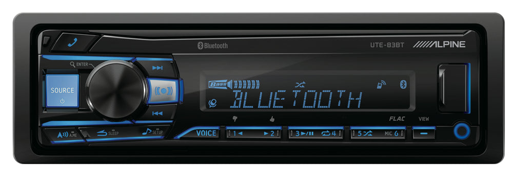Alpine UTE-83BT  Digital Media Bluetooth Stereo Receiver For 2010-11 Honda CR-V