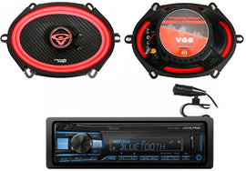 2 Pair Cerwin-Vega V68 6x8