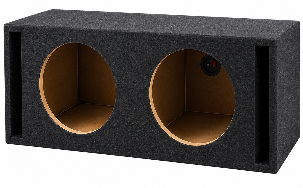 Absolute ROCVEGD10 Vented Enclosure Box Slot Vented Ported Sub Box Enclosure for 2 Rockford Fosgate P3D4-10 10" Subwoofers