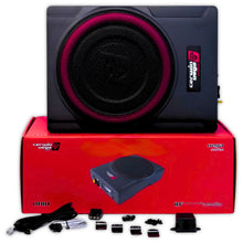 Load image into Gallery viewer, Cerwin Vega VR10 Under Seat Subwoofer Enclosure + KIT4R 4G AMP Kit