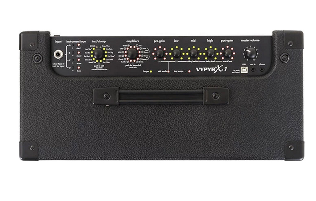 Peavey VYPYR X1 Guitar Modeling Amp+ Isntrument Cable + Phone Holder