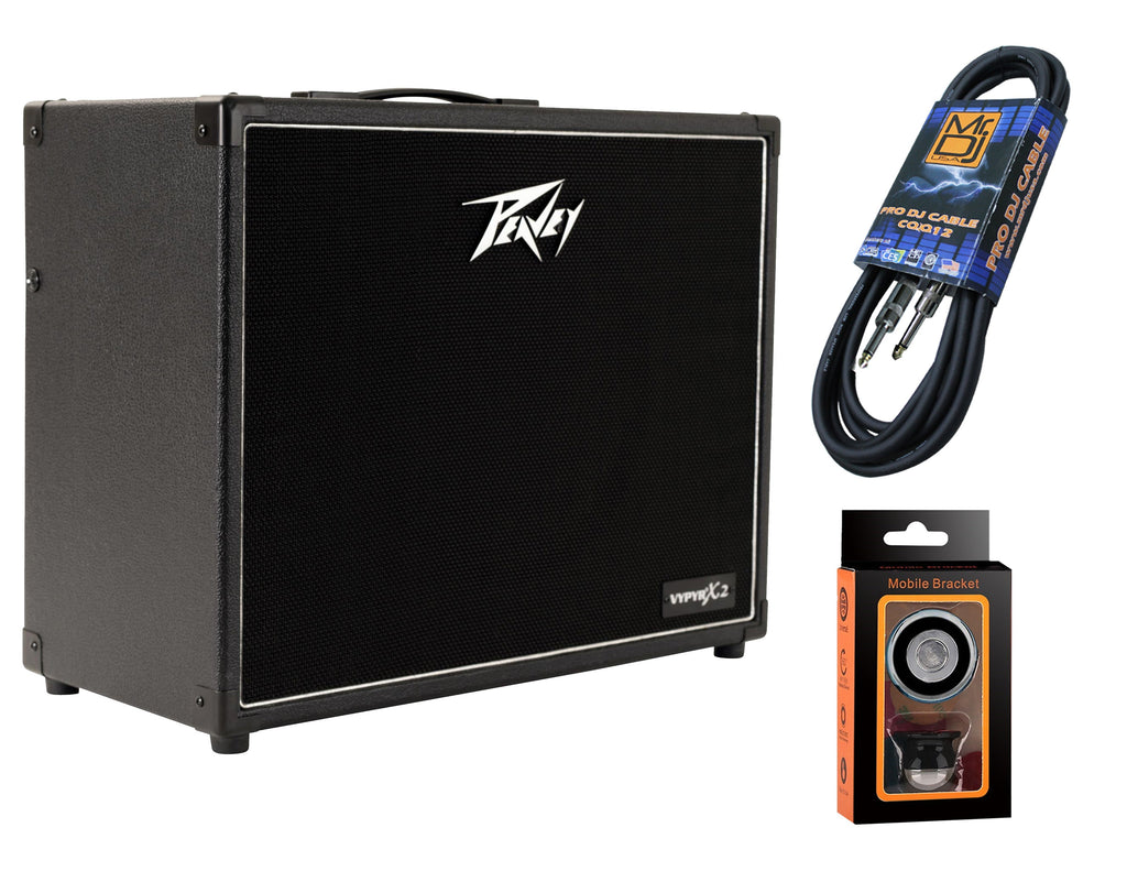 Peavey VYPYR X2 Guitar Modeling Amp + Sanpera Footswitch + Isntrument Cable + Phone Holder
