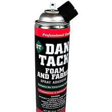 Load image into Gallery viewer, 10 Dan Tack 2012 foam &amp; fabric spray glue adhesive Can 12Oz