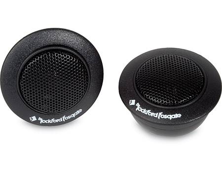 Rockford Fosgate R1T-S Car 160W Peak 1" Balanced Dome Tweeters Kit - 2 Sets