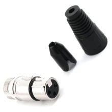 Load image into Gallery viewer, Mr. Dj XLRFH2 2 XLR Female Head 3 Pin Connector Allows for Speaker, Microphone Cables, and Mixer, DMX