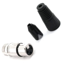Load image into Gallery viewer, MR DJ USA XLRFH4 2 Pairs XLR Female Head 3 Pin Connector Allows for Speaker Cables