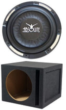 Load image into Gallery viewer, Absolute XS-1000 10" 1500 Watts Single Slim Shallow Subwoofer + Ported Enclosure Box