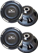 Load image into Gallery viewer, 2 Absolute XS-1000 10" 1500 Watts Single Slim Shallow Subwoofer + Doubled Ported Enclosure Box