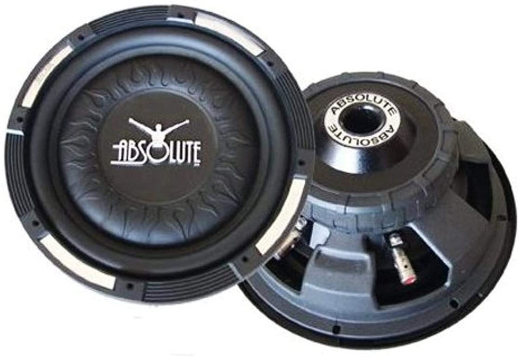Absolute Xcursion Series XS-1000 10-Inch 1500 Watts Single 4 ohm Slim Shallow Subwoofer