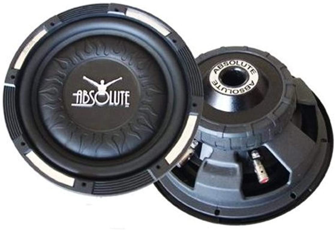 Absolute Xcursion Series XS-1000 10-Inch 1000 Watts Single 4 ohm Slim Shallow Subwoofer