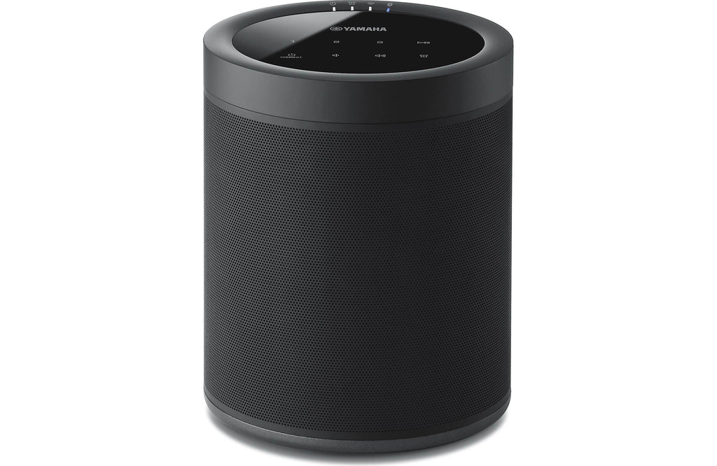 2 Yamaha WX-021BL wireless powered speakers with Wi-Fi, Bluetooth, and Apple Airplay
