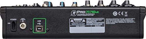Mackie Bundle with CR3-X Studio Monitor - Pair + ProFX10v3 10-channel Mixer with USB and Effects