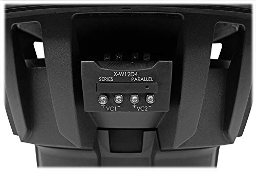 (2) ALPINE X-W12D4 12" 900w RMS Car Audio Subwoofers DVC Dual-4ohm X-Series Subs