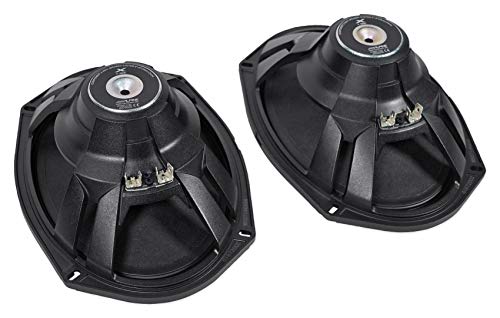 (2) Pairs ALPINE X-S69C 6x9" 360w Component Car Speakers+Alpine X-A70F 4-Ch Amplifier