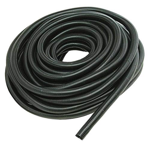 100'- 1/2" Split Loom Wire Tubing Black Poly Auto Trailer - (100' Feet)