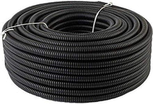 Load image into Gallery viewer, 300 FT 1/8" 3mm with Dispenser Black Split Loom Conduit Polyethylene Tubing