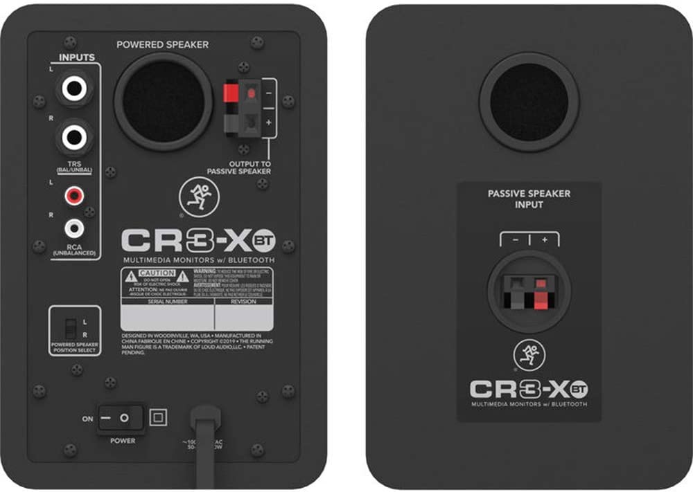 Mackie CR3-XBT Creative Reference Series 3" Multimedia Monitors with Bluetooth (Pair, Green)