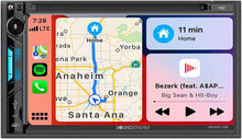 Load image into Gallery viewer, Soundstream VRCPAA-7DR Multimedia 7" Double-DIN DVD Receiver w/ CarPlay and Android Auto