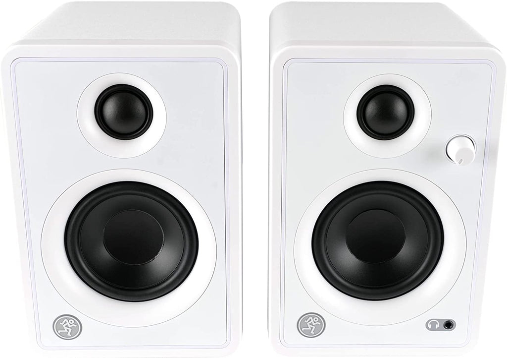 Mackie CR3-X Creative Reference Series Powered 3" Multimedia Monitors (Pair, Limited-Edition White)
