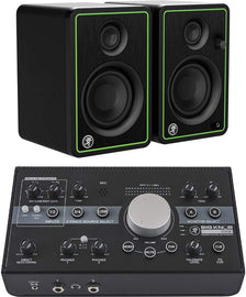 Mackie Bundle with CR3-X Studio Monitor - Pair + Big Knob Studio Monitor Controller and Interface