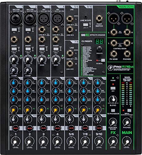 Mackie Bundle with CR3-X Studio Monitor - Pair + ProFX10v3 10-channel Mixer with USB and Effects