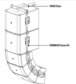 Mackie FKDRM18S Flyware Kit for DRM18S Subwoofers