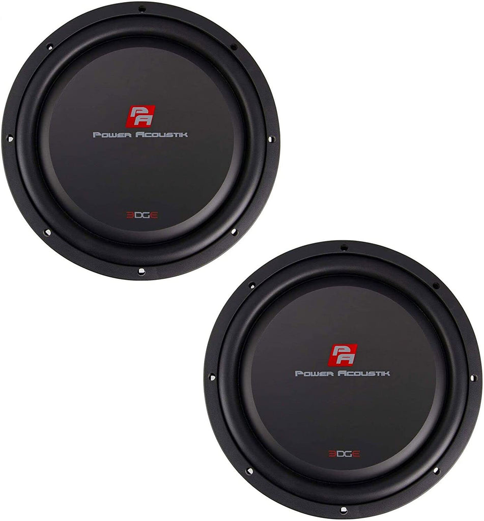 2 Power Acoustik EW-104S 10″ EDGE Shallow Series 2.5″ Depth Subwoofer