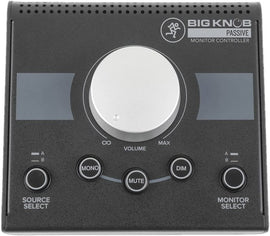 Mackie Big Knob Passive Studio Monitor Controller (Limited-Edition Black)