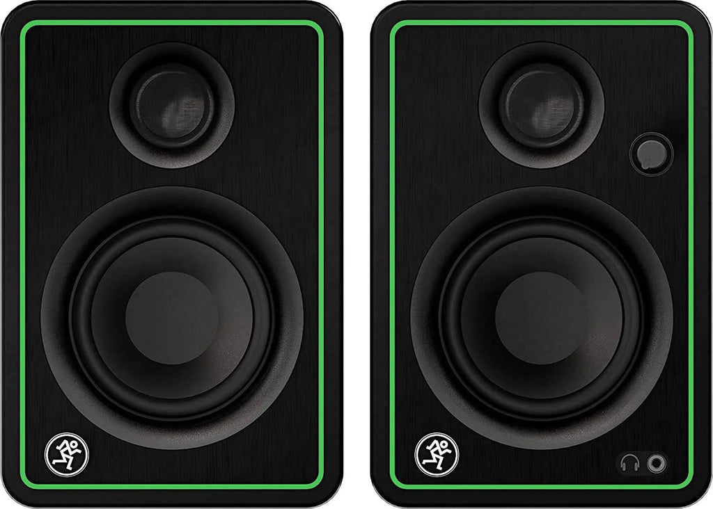 Focusrite Scarlett 2i2 USB Audio Interface 3rd Ge, Mackie CR3-X Powered Monitors & MR DJ 1/4" TO 1/4" Cable