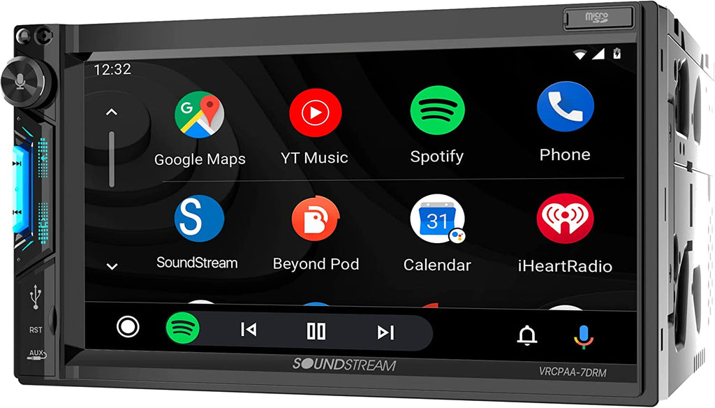 Soundstream VRCPAA-7DRM 2-Din 7" Mechless Multimedia Touchscreen