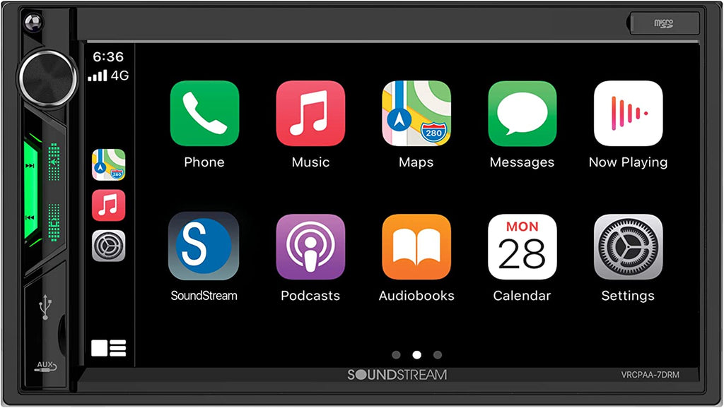 Soundstream VRCPAA-7DRM 2-Din 7" Mechless Multimedia Touchscreen