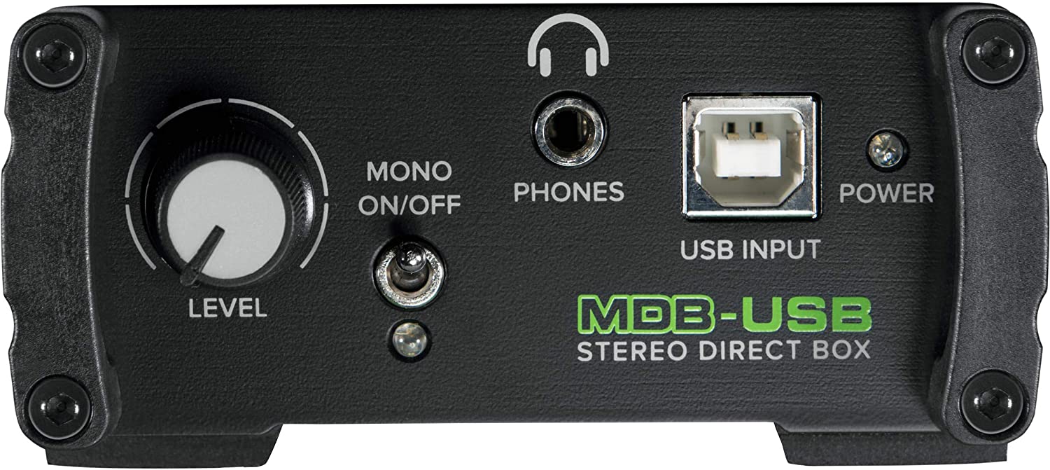 Mackie MDB-USB Bus Powered Stereo USB To DI Direct Box