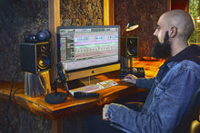 Load image into Gallery viewer, Mackie Studio Bundle with CR3-X monitors, Big Knob Studio Monitor Controller/Interface, EM89D Dynamic Microphone, EM91C Condenser Microphone and MC-100 Headphones