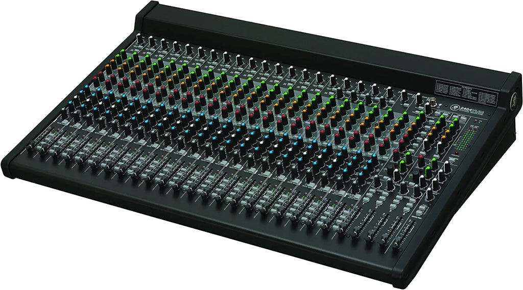 Mackie 2404VLZ4 24-channel 4-bus FX Mixer with Ultra-wide 60dB gain range and Onyx Mic Preamps, USB, Unpowered