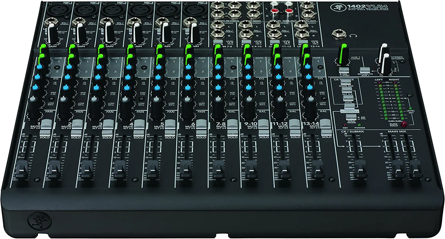 Mackie 1402VLZ4 14-channel Compact Mixer with High Quality Onyx Preamps