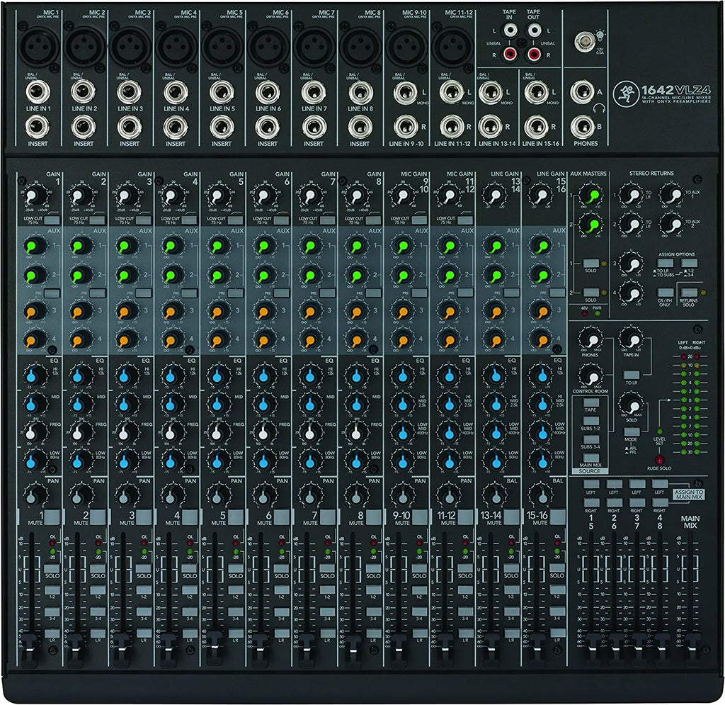 Mackie 1642VLZ4 16 unpowered-audio-mixers, Multi Colored