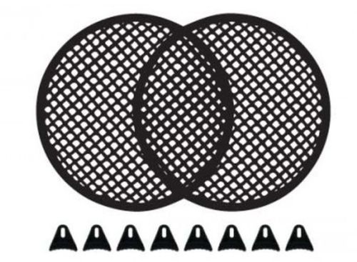 1 Pair 12" Speaker Waffle Grill Clipless Grill for Speakers And Woofers