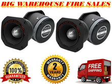 Load image into Gallery viewer, TWO 7"X7" diameter, 3'' diaphragm 1000W Die-Cast Aluminum Titanium Super Tweeter