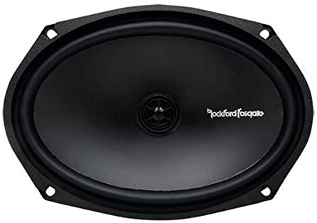 (4) Rockford R168X2 Prime 6x8 Inches Full Range Coaxial Speaker with 18 Gauge 100 FT Speaker Wire and Free Mobile Holder