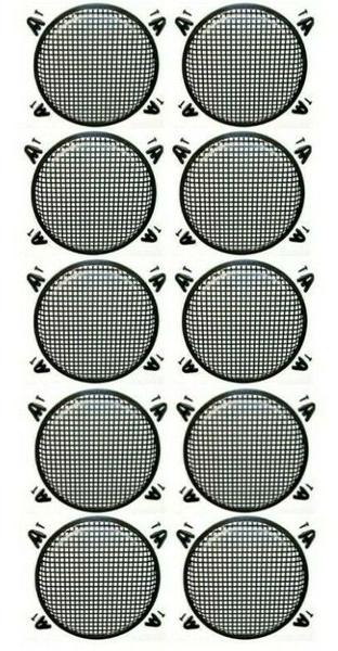 10 Patron 15" Subwoofer Metal Mesh Cover Waffle Speaker Grill Protect Guard DJ