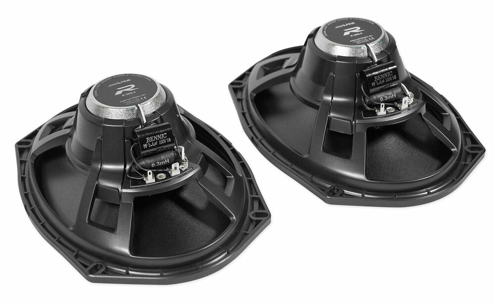 Alpine R-S69.2 Rear Speaker Replacement Kit + METRA 72-4568 For 1997-2003 Chevrolet Chevy Malibu