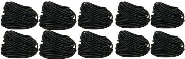 10 Patron 100 Feet 3/4' Split Loom Wire Tubing Black for Various Automotive, Home, Marine, Industrial Wiring Applications